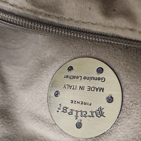 Pratesi Firenze Italian Leather Green shoulder bag - Picture 11 of 12